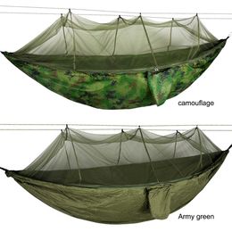 Hammocks Hammocks with Net Camp Sleeping Hammock Swing Camping Net with Storage Bag Exterior Garden Hammocks