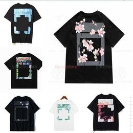 OFFes Summer T Shirt Mens Womens Designers T-shirts Loose Tees 2024 Man Casual Shirt Luxurys Clothing Streetwear Shorts Sleeve Polos Tshirts Size S-X WhitE 2031