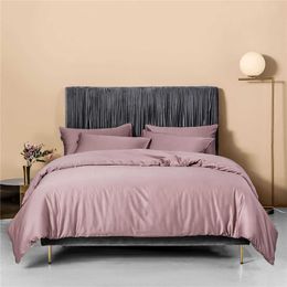 Bedding sets Svetanya Nordic Pale Mauve 100 Egyptian Cotton Bedlinens Ru Europe Queen King Family Size Set Fitted Sheet Duvet Cover Bedding Z0612