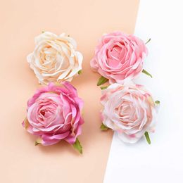 Dried Flowers 30/50pcs Silk flowers Quality rose Diy Wedding Home decor accessories Artificial for decoration Christmas