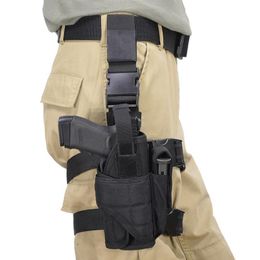 1000D Nylon Universal Tactical Drop Leg Thigh Holster Hunting Army Airsoft Pouch Case Holsters1358700253E