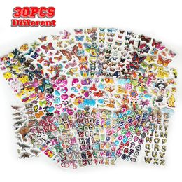 Kids Toy Stickers 1000 Type 30 Sheets 3D Puffy Bulk for Girl Boy Birthday Gift Scrapbooking Animals Stars Fishes Hearts 230613