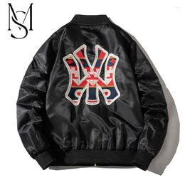 Men's Jackets 2023 Spring And Autumn Baseball Suit Men's Couple Fashion Casual Coat Chinese Style Embroidered Male Pilot Jacket