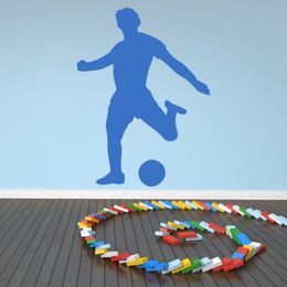 Bedroom background wall vinyl sports home football forward ball sports wall sticker G-130