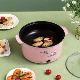 Large Caliber Multi-Functional Power Small Electric Pan Frying, Frying, Boiling And Rinsing One Pot Electric Cooker Dormitory Artifact Electric Cooker Non Stick Pan