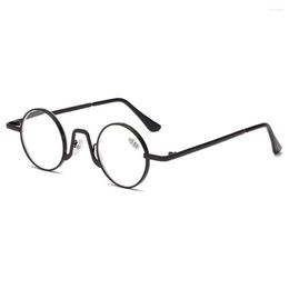 Sunglasses Frames 1Pc Classic Anti-blue Alloy Reading Glasses Women Round Anti-fatigue Presbyopic Blue Light Computer Grade