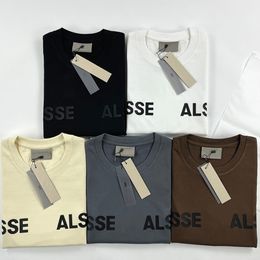 Advanced version Mens womans T shirts three dimensional silica gel letter print Breathable 100% Cotton loose street brand couple short sleeve shirt tee top