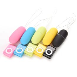 New Portable Wireless Waterproof MP3 Vibrators Remote Control Women Vibrating Egg Body Massager Vibrator Toys Adult Products