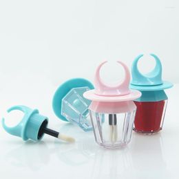 Storage Bottles 8ml Milk Bottle Plastic Lipgloss Empty Tube Cosmetic Novelty Nipple Lip Gloss Packaging Container Sample