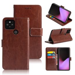 Leather Flip Cover Wallet Leather Case Magnetic Cover For Google Pixel 8A 8 Pro 7A 6 5A 4 XL 3 Lite