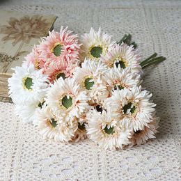 Dried Flowers Artificial for Home Decor Accessories Wedding Bouquet Silk Christmas Handmand Outdoor Garden