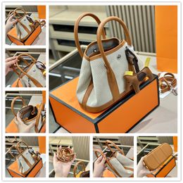 Women fashion tote bag waterproof canvas totes garden party handbags designer shopping shoulder bag top quality patcjwork leather classic hobo purse