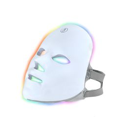 Face Care Devices 7 Colors LED Mask Pon Therapy Anti-Acne Wrinkle Removal Skin Rejuvenation Whitening Spa Mask Machine Skin Care Tools 230612