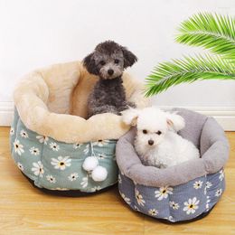 Cat Beds Deep Sleeping Dog House Pet Bag Warm Kennel Tent Basket Round Nest Cave Soft Cushion Mat Sofa Supplies