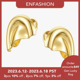Ear Cuff ENFASHION Auricle Ear Cuff Clip On Earrings For Women Gold Colour Cover Earings Without Piercing Fashion Jewellery Brincos E201200 230613