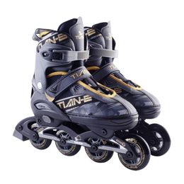 Inline Roller Skates Inline Skates Adjustable Breathable Roller Skates Safety Triple Sealing Layer Skating Shoes For Adults Kids 4 Rounds Sneakers 230612