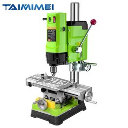 Boormachine TAIMIMEI Mini Bench Drill Bench Drilling Machine Variable Speed Drilling Chuck 116mm For DIY Wood Metal Electric Tools