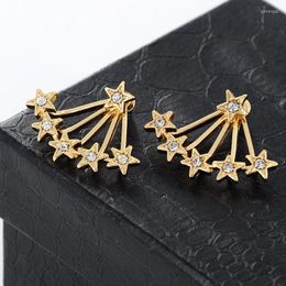 Stud Earrings Summer Vintage Triangular Cone Punk Street Harajuku Jewelry Rock Aros Fashion Boucle D'oreille