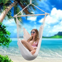 Hammocks Portable Camping Hammock Practical Camping Sleep Swing Hanging Bed Garden Furniture Outdoor Hammock