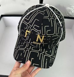 High-end Casual fashion brand baseball cap male summer light luxury letter visor short eaves dome embroidered caps wholesale
