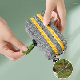 Dog Car Seat Covers Portable Poop Bag Pet Waste Dispenser Garbage For Dogs Cats Trash Bags Holder Oxford Cloth Walking Supplies