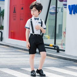 Джерси для мальчиков Лето, корейская версия модного костюма для детской вечеринки по случаю дня рождения