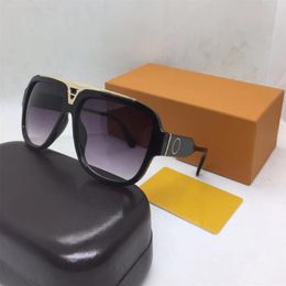 classic Populars sunglasses For Women and men Retro Vintage shiny gold Summer unisex Black Colour UV400 Eyewear come With box Overs265L