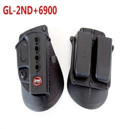 Fobus Evolution Holster RH Paddle GL-2 ND For G 17 19 22 23 27 31 32 34 35 6900RP Double Mag Pouch LQi RZa221F