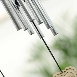 Garden Decorations 1PCS Outdoor Wind Chimes Yard GardenBell Wind Chime Window Bells Wall Hanging Decorations Home Decor wooden wind