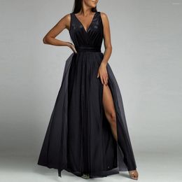 Casual Dresses In For Women Summer Solid Tulle Prom Dress Sweetheart Long Formal Evening Female Robe Beach Ladies Clothes