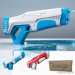 Sand Play Water Fun Lightning Electric Gun Auto Suction Guns for Kids Automatic Pool Beach Outdoor Party R230613