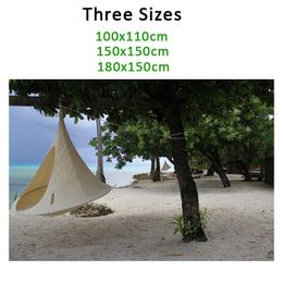 Hammocks Foldable Outdoor Garden Camping Hammock Large Size Waterproof Swing Children Indoor Yard Tent Camp Hanging Sofa Bed