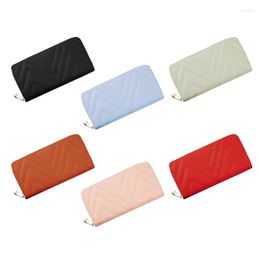 Wallets PU Leather Long Wallet For Women Phone Casual Holder Change Pocket Coin Purse Money Bag