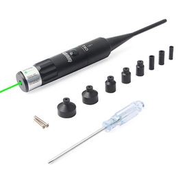 Green Laser Bore Sight Kits 177 To 50 Caliber Green Dot Boresighter With On Off Switch Calibrator For Hunting Rifle Scope3324918252y