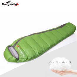 Sleeping Bags Kamperbox Down Bag Ultralight Winter Camping Equipment Lightweight 230613