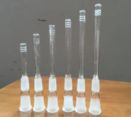 Great Glass Downstem Pipe 14.5mm 18.8mm Female 14mm 18mm Thick Glass Downstem Diffuser Glass Down Stem for Glass Bongs Glass Downstems