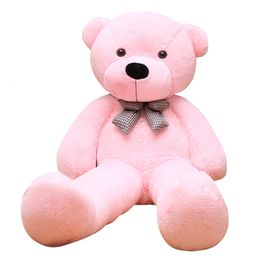 Plush Dolls Giant Teddy Bear Toys For Girls Stuffed Doll Soft Big Unstuffed Empty skin Semifinish Valentines Day Gift Kids 230613