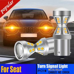 New 2X LED Turn Signal Lights Canbus PY21W BAU15S For Seat Leon 1M 1P Altea XL Arona Exeo 3R Toledo 4 Ibiza MK2 MK3 MK4 MK5 Alhambra