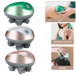 Head Massager Electric Head Massager Magnetic Suction Health Care For Scalp Body Shoulder Back Neck Massage Relieve Stress Massager 230614