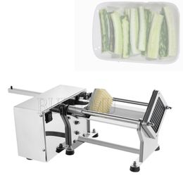 Potato Chips Cutting Machine French Fries Cutter 3 Blades Commercial Vegetable Cutter Kitchen Equipment 110-220V