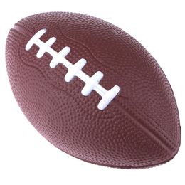 Balls Mini Soft Standard PU Foam American Football Soccer Rugby Squeeze Ball Kids Adults Birthday Christmas Gift FootballColor Random 230613