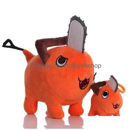 Stuffed Plush Animals Pochita Toys Chainsaw Man Doll Pillows Cosplay Costume Props Accessories Drop Delivery Gifts Dhfzv