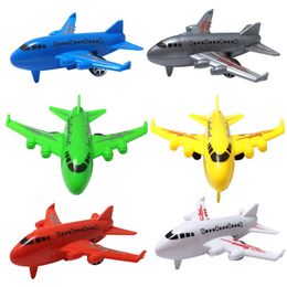 Aircraft Modle 6Pcsset Cute Pull Back Aeroplane Model Toy For Kids Baby Mini Colourful Cartoon Aircraft Plane Board Games Children Xmas Gift 230613