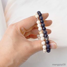 Bracelets Marble Stripe Black White Bangles for Women Men Unisex Personality Hand Jewellery pulsera 2023 R230614