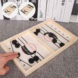 Foosball Table Hockey Game Catapult Chess Parent-child Interactive Toy Foosball Winner Games Fast Sling Puck Board Game Toys For Children 230613