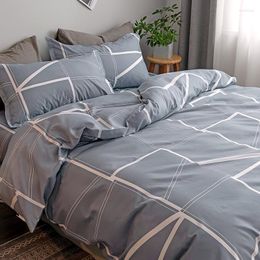 Bedding Sets Nordic Simple Set Cotton Soft Winter Bed Cover Pillowcases Bedroom Twin Ropa De Cama Home Textile DB60CD