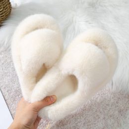 Slipper Children Winter Furry Slippers Boys and Girls Wear Slippers Spring Autumn Fashion Home Shoes Flip-flops Kids Warm Shoes 26-34 230613
