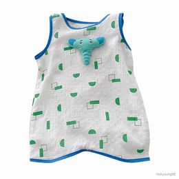 Sleeping Bags Baby Elephant Bag Old Summer Boys And Girls Sleeveless Onesie For To Girl Bodysuits R230614