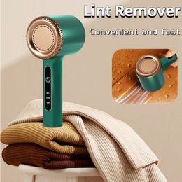 Lint Rollers Brushes Remover Electric Fuzz Pellet Rechargeable Hair Ball Trimmer V20 Fabric Shaver For Sweater Clothes Cleaning 230613