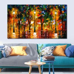 Abstract Wall Art Expectation of Love Handmade Oil Painting Canvas Artwork Contemporary Home Decor